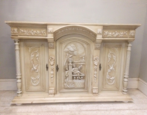 FRENCH ANTIQUE CARVED BUFFET BASE